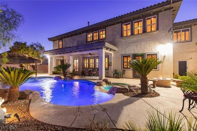 View of pool featuring a fire pit, a fenced in poo
