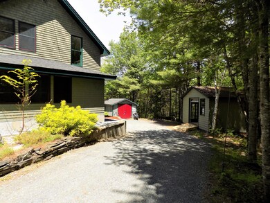 driveway to back of house