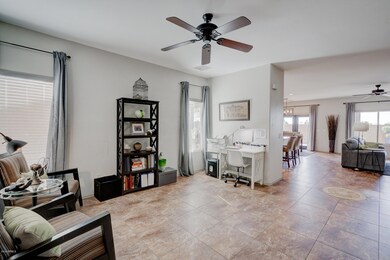 Entry to living room