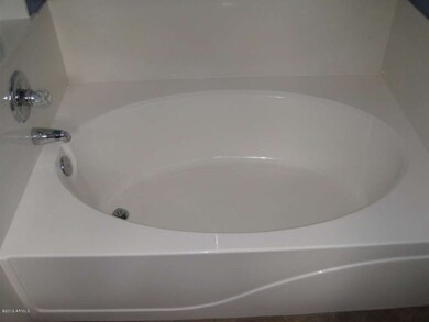 oval tub in master with separate shower