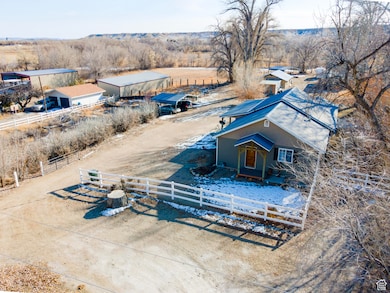 Drone / aerial view with a rural view