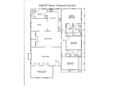 Proposed floorplan