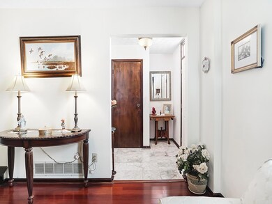 View into foyer