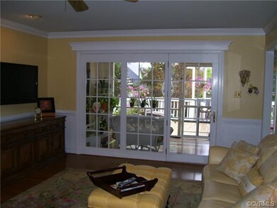 View of the Family Room to the screened porch !!