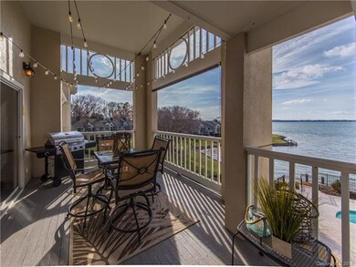 Large covered deck with access from the family roo