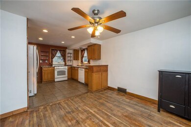 The kitchen was opened up to flow into the dining area