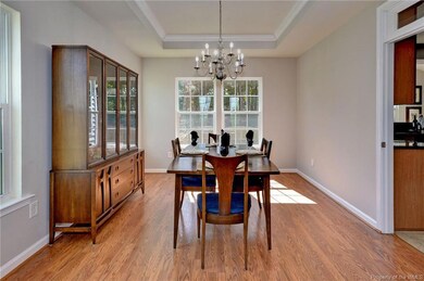 Dining Room w/ wooded views-