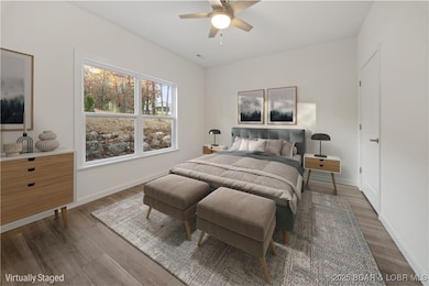 Virtually Staged Bedroom