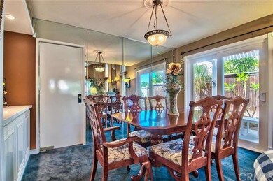 View from the Formal Living Room showing the door 