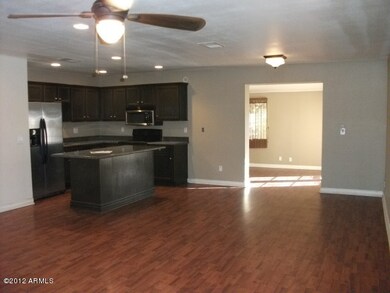 Kitchen & family room