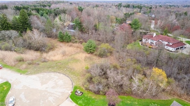 Drone / aerial view featuring a wooded view