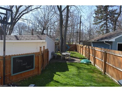 Beautiful backyard with privacy fence and patio!