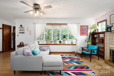 Living Room with bay window