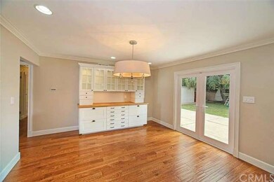 Custom buffet in the dining room.