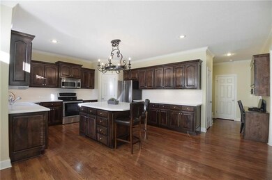 Large and open, right off the living room