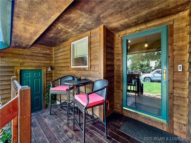 Covered Front Deck Entry