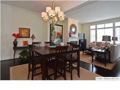 Open dining room area is convenient to the living 
