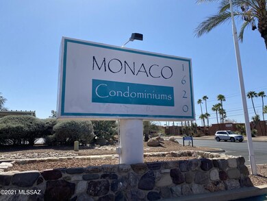 Sign at entrance