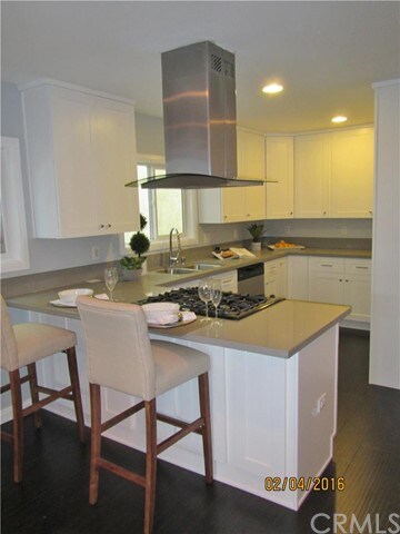 Gorgeous cabinets, sleek quartz counters