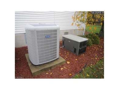 View of new Carrier electric heat pump which heats