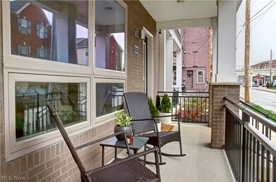 Balcony with covered porch