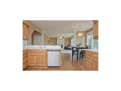 Fun new hip pendant light over the casual dining a