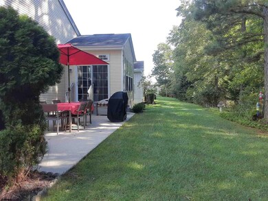 Complete wooded views from the back of home.