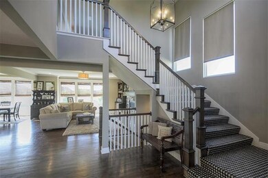 Stunning entry into the wide open living areas. On
