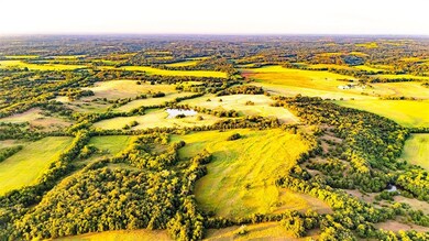 Aerial view with a rural view
