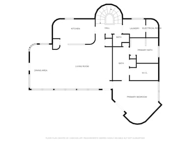 Main level floor plan