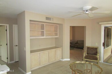 Family Room has built-in's