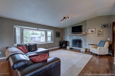 Living Room W/Wood Burning FP