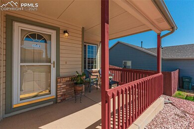 Spacious covered front porch.