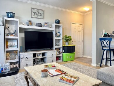 Enter into living area