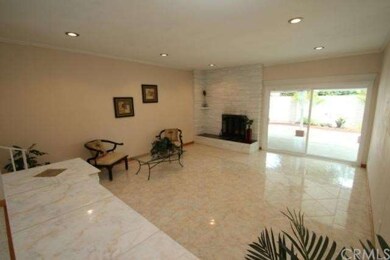 Formal sunken living room with 9+foot ceilings