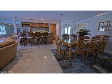 Great Room with Saturnia marble Floors and Granite