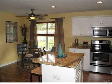 Breakfast nook off the kitchen.