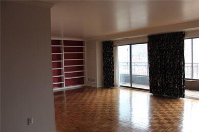 Living room showing enclosed porch