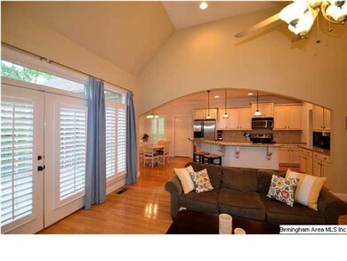 View into kitchen.