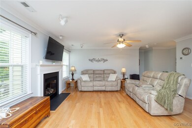 Additional view of Great Room with Fireplace, plen