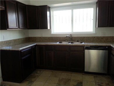 Kitchen. Newly installed custom cabinets
