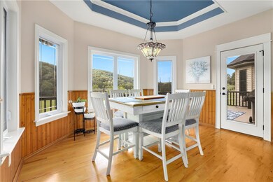 Eating area with access to the deck.