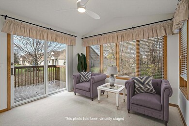 The sun room also makes for a great TV area on main level.