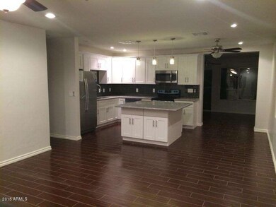 new front room and kitchen