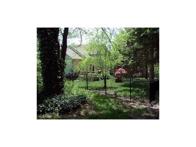 Park like yard, partial fenced with low maintenanc