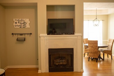 Electric fireplace warms your home