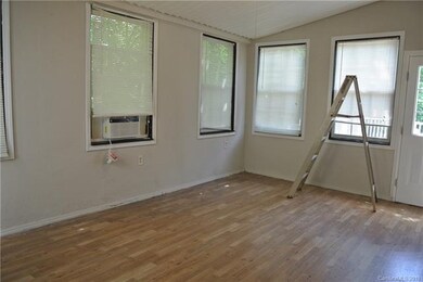 Rear porch conveyed as is