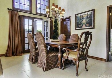 Elegant yet casual dining.  French Doors open to a