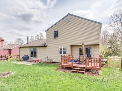 This fenced in backyard is spacious. Enjoy enterta