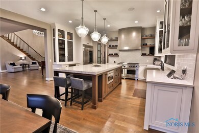 Extended Height Custom Cabinetry with Inset Color